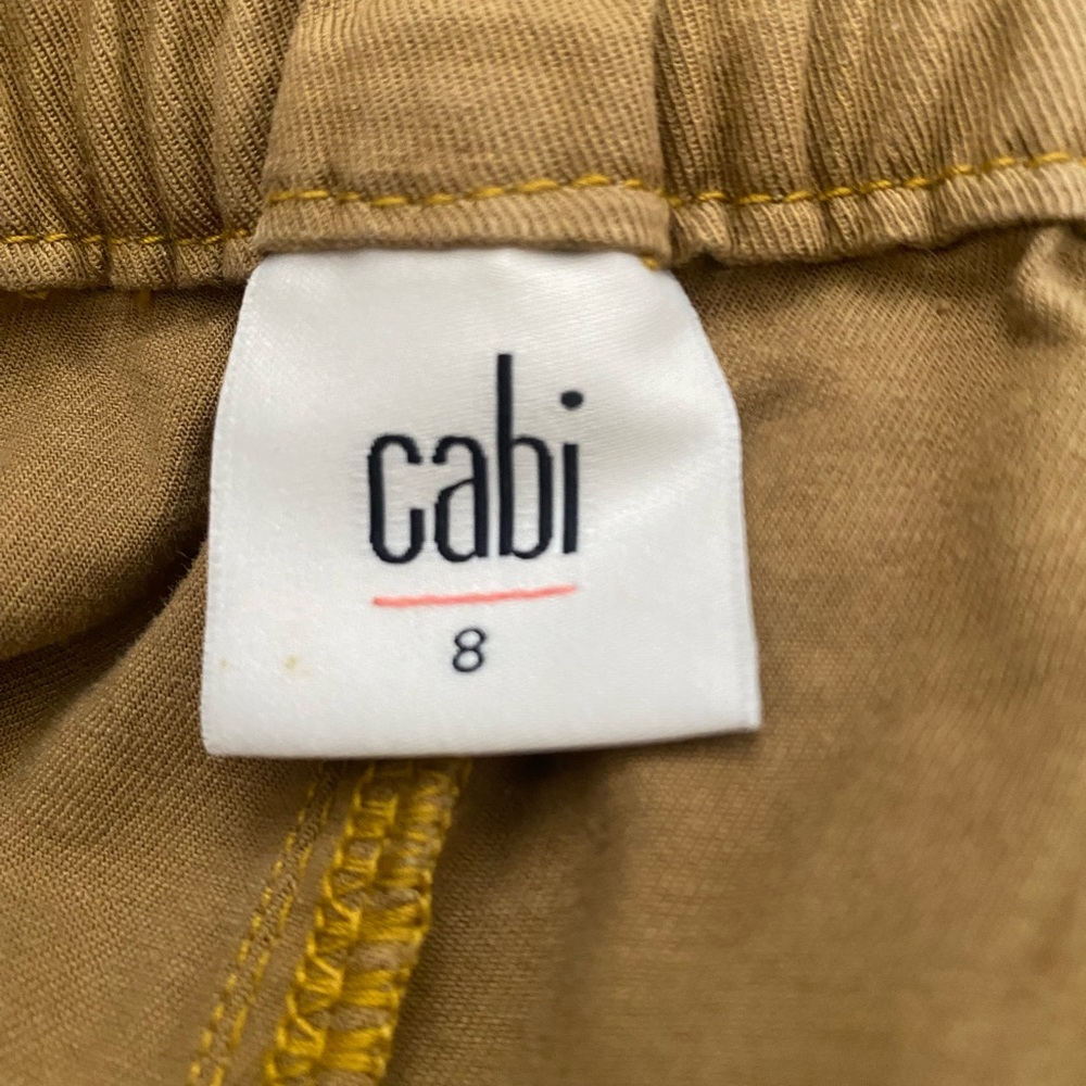 Cabi Discovery Paperbag Trousers Style 5693 Hi-Rise Self Tie Waist Womens 8 EUC - Picture 8 of 9